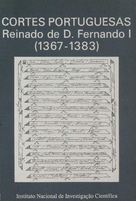 Capa da publicação Cortes Portuguesas: Reinado de D. Fernando I (1367-1383), vol. I, 1367-1380