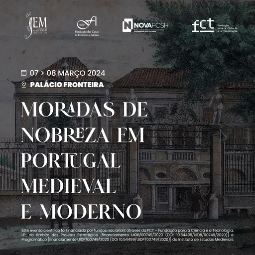 Congresso Moradas de Nobreza em Portugal Medieval e Moderno